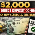 $2000 IRS Direct Deposit Coming