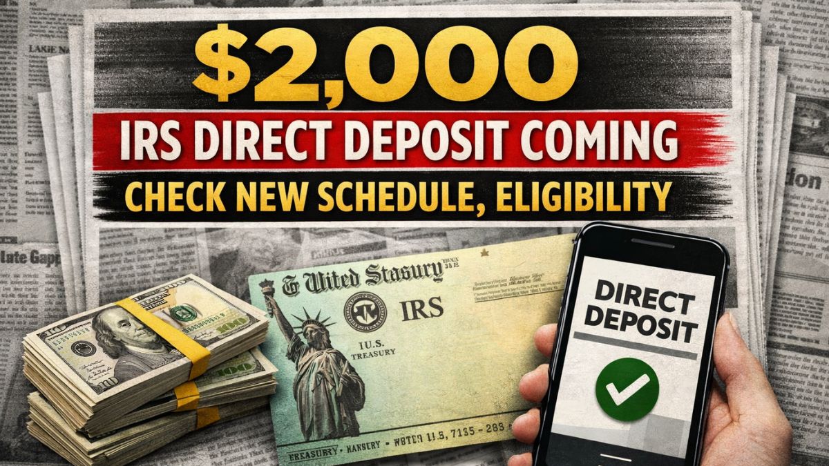 $2000 IRS Direct Deposit Coming