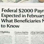 Federal $2000 Payment Expected